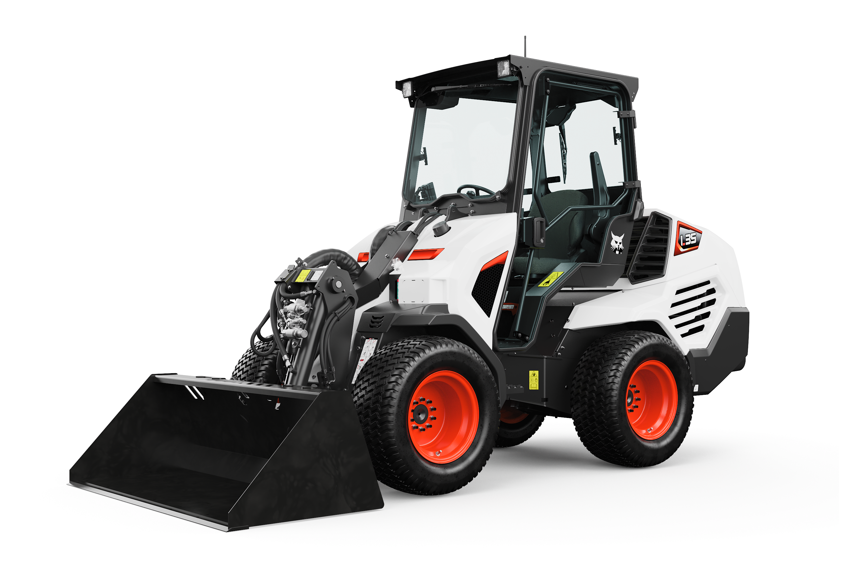 Bobcat L35 small articulated loader — production model
