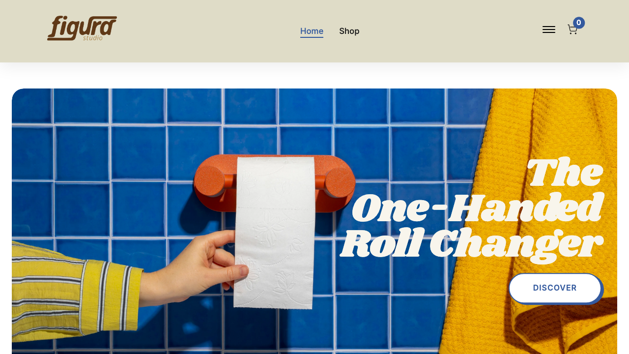 Screenshot of Figura Studio homepage featuring the Roto hero banner